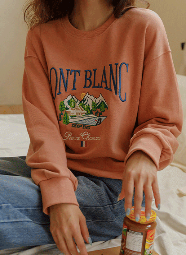 ブリモ 風景刺繍ジョーリー セーター 韓国